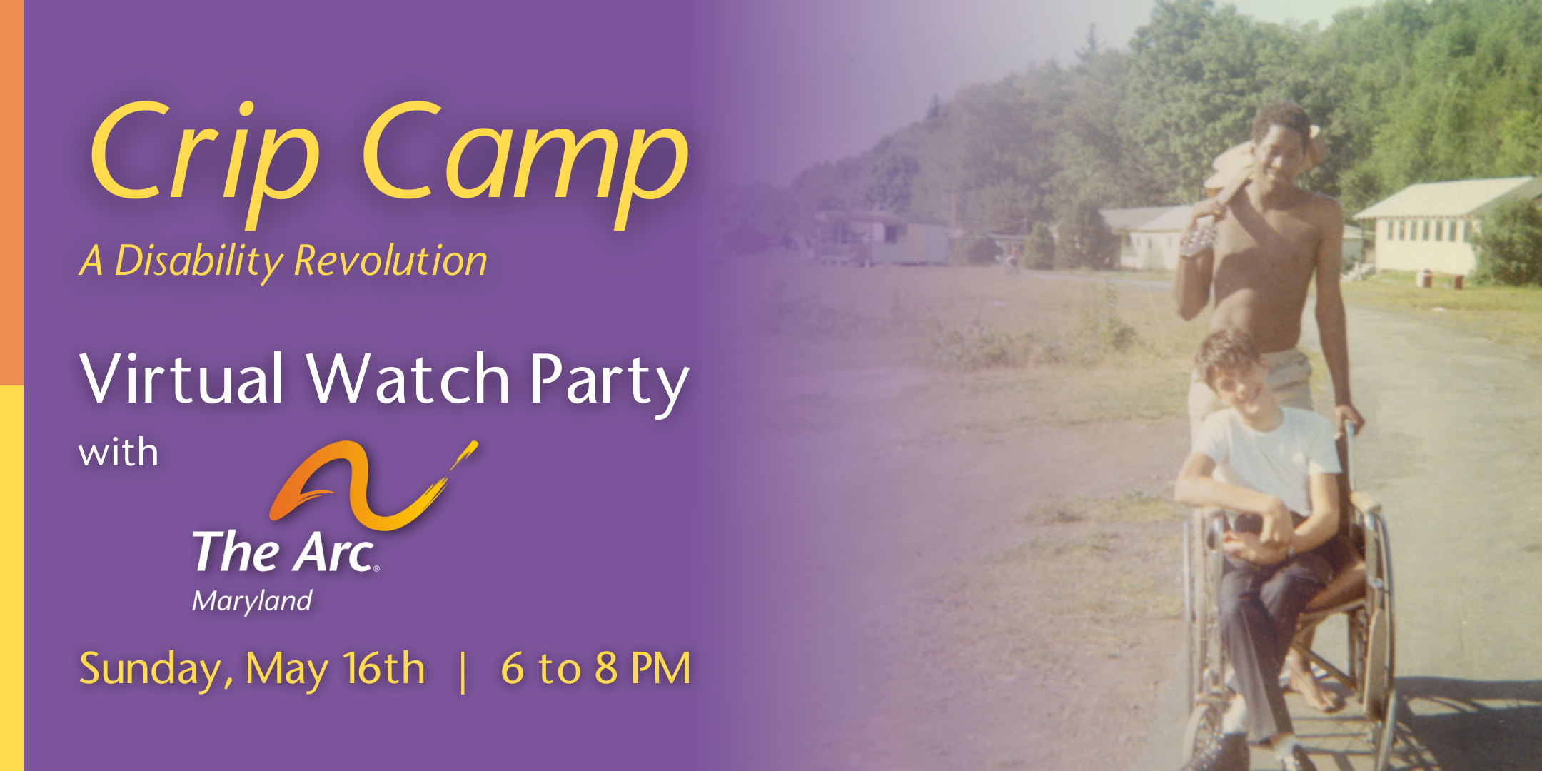 Crip Camp Virtual Watch Party The Arc Maryland